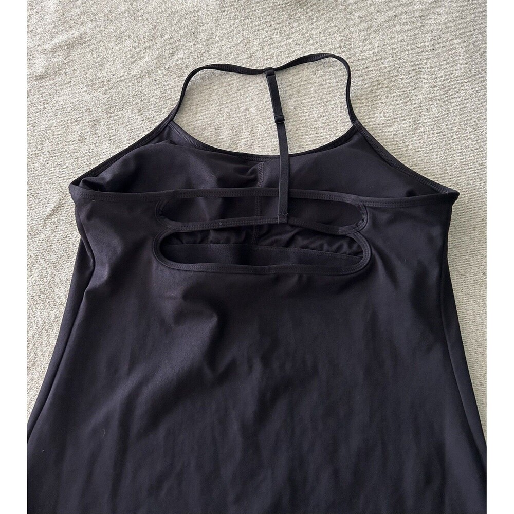 Fabletics Workout Gym Dress Womens Medium Black Polyester Elastane